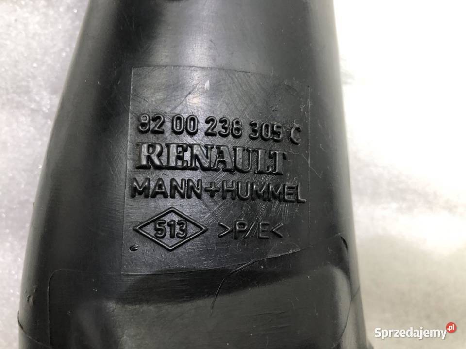 PRZEWÓD POWIETRZA DACIA SANDERO I 8200238305C osobowe Układ chłodzenia wielkopolskie