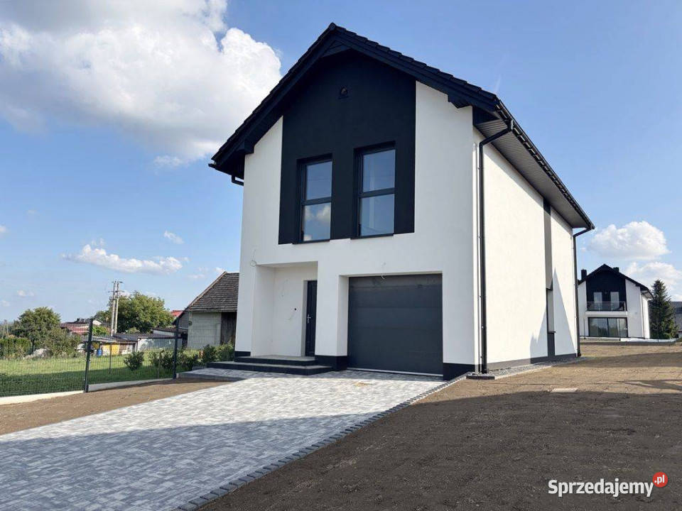 Szarów nowy dom z garażem działka 587m2