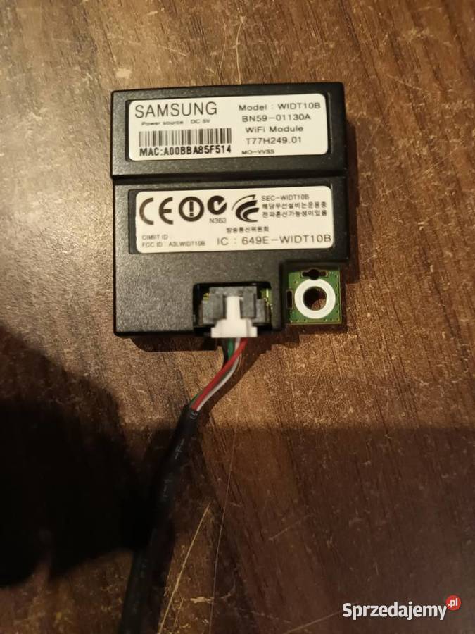 Moduł WiFi WIDT10B Samsung UE46D6750WS Opole