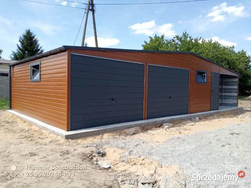 Garaż blaszany wiata Konstrukcja W OCYNKU pomorskie Wejherowo