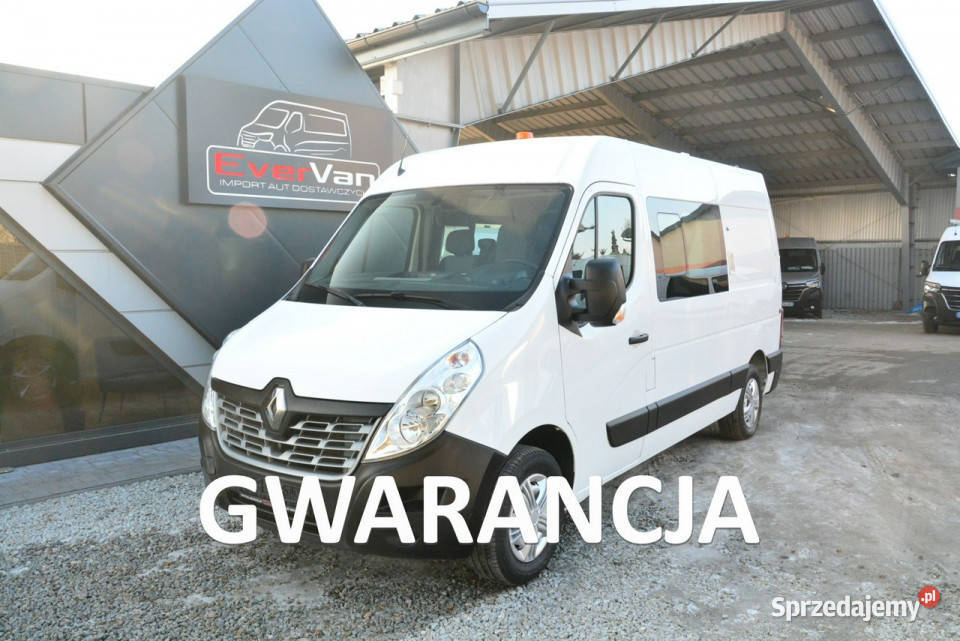 Renault Master średniak 7 osobowy brygadówka nieuszkodzony Warszawa