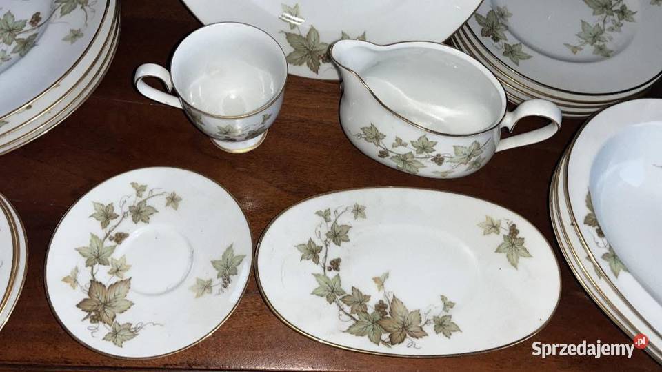 Sosjerka z syg Noritake IRELAND Liście na Gdańsk sprzedam