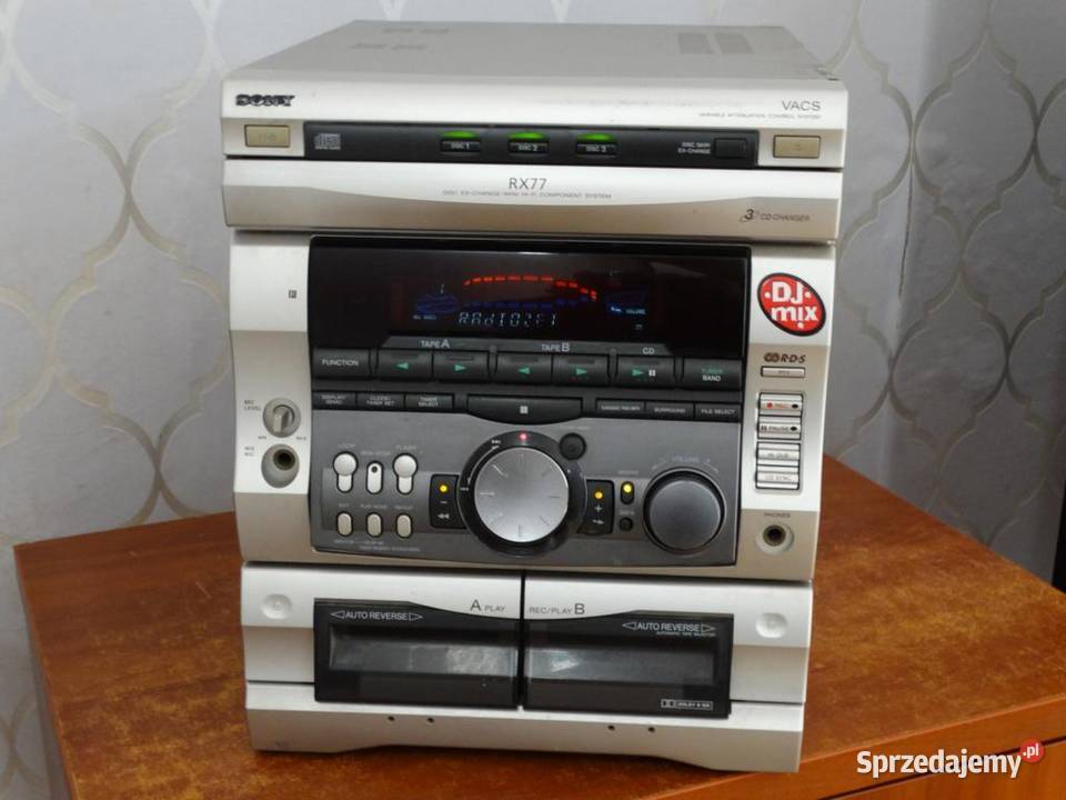 Wieża Sony HCDRX77 mocna WYSYŁKA Jasło