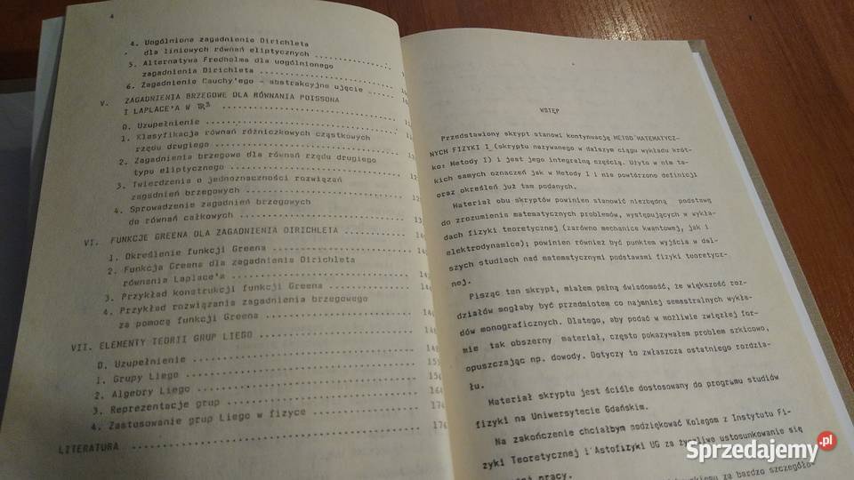 Wstęp do fizyki matematycznej metody Podręczniki pomorskie