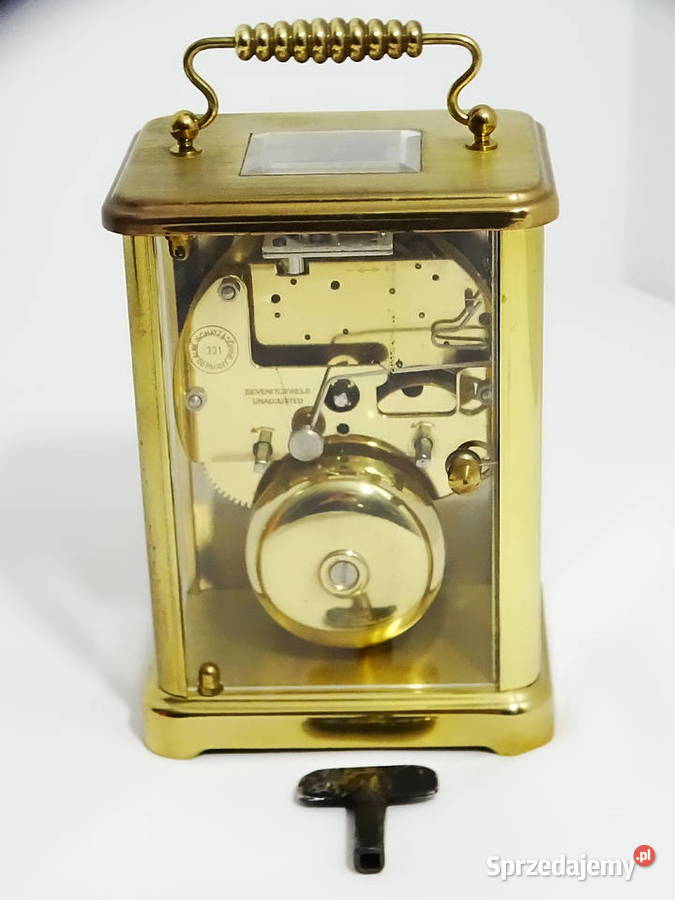 Zegar kominkowy kareciak Aug Schatz Shne Made in lubelskie Biłgoraj