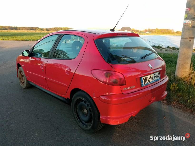 PEUGEOT 206 14 KLIMA WAŻNE OC I PT 2006 sct Grójec