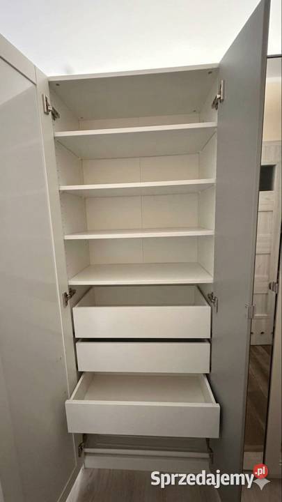 Szafa biała PAX IKEA z drzwiami lustrzanymi i 201cm Wrocław