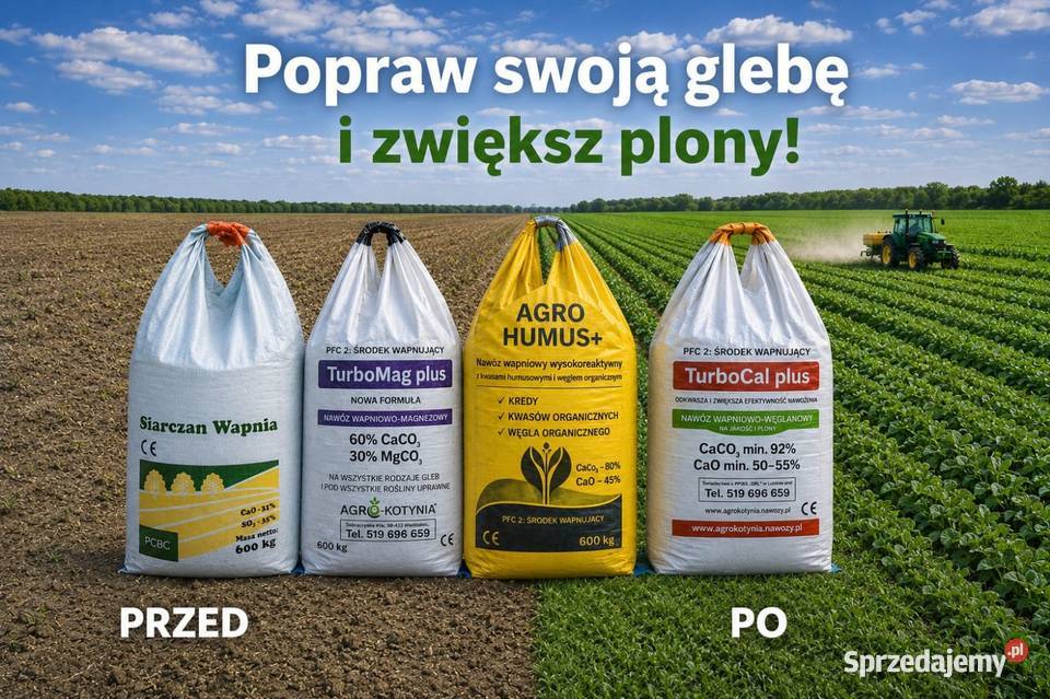 Wapno granulowane ekologiczne magnezowe Czarna Łódź