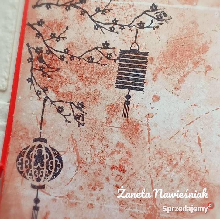 ALBUM harmonijkowy w pudełku japoński klimat Mszana Dolna sprzedam