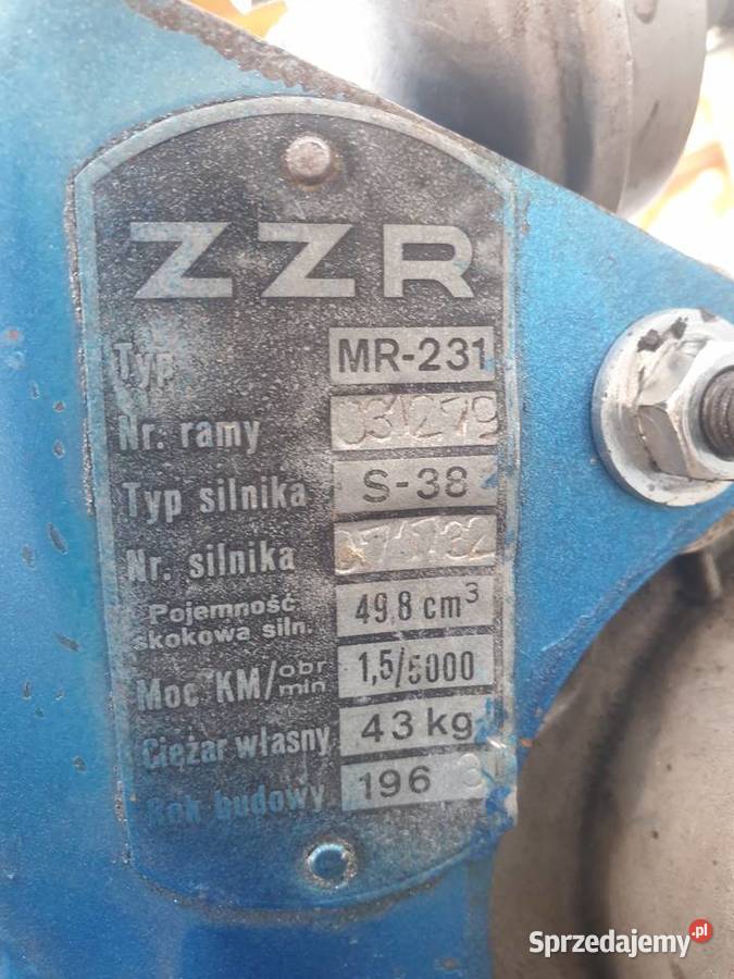 SPRZEDAM komara 231 nie 2322320 49cm3