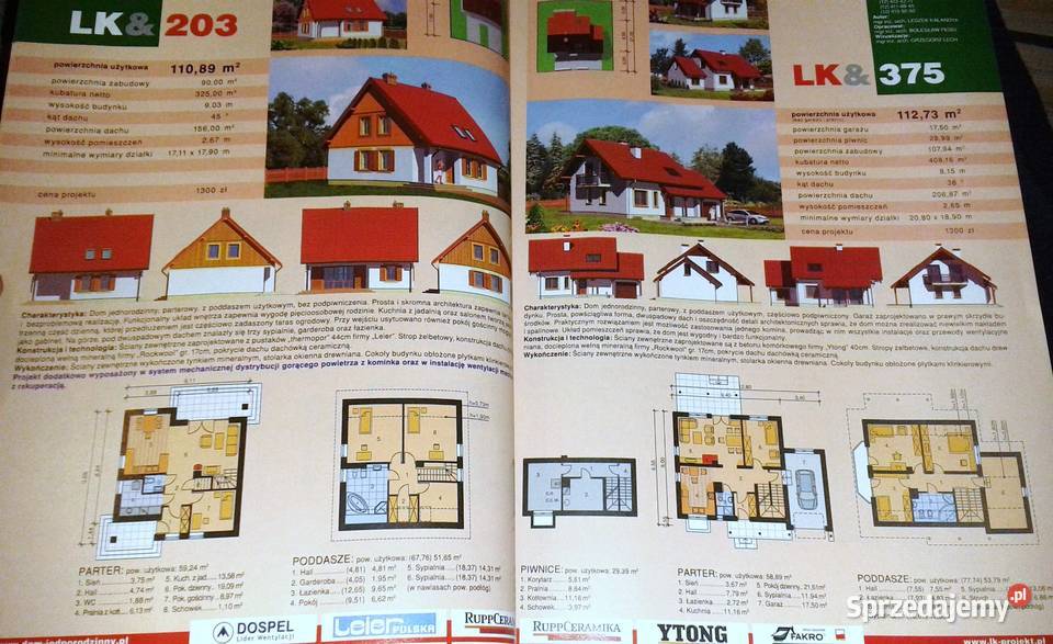 Dom jednorodzinny 250 autorskich projektów 0124 miękka