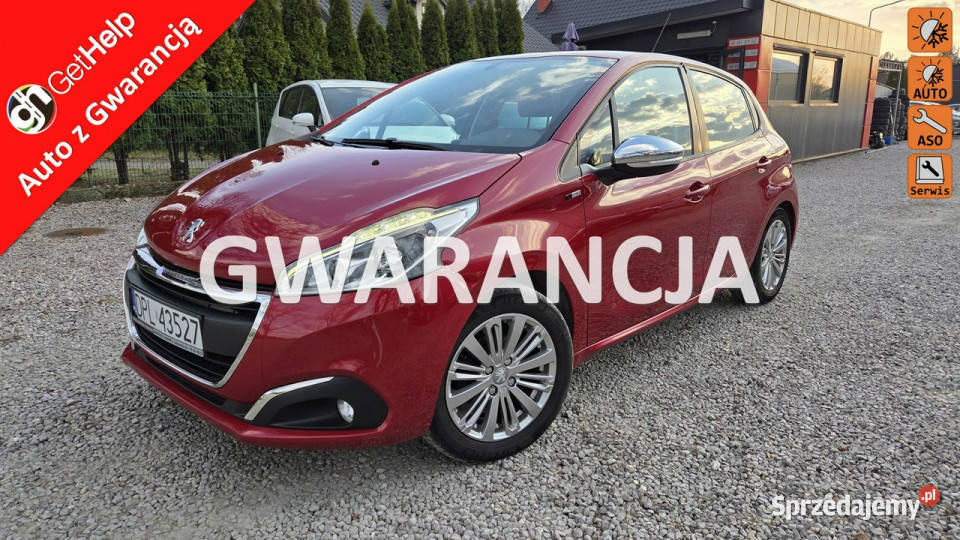 Peugeot 208 12 82 LPG Klima Serwis Allure I czerwony mazowieckie Otwock Mały
