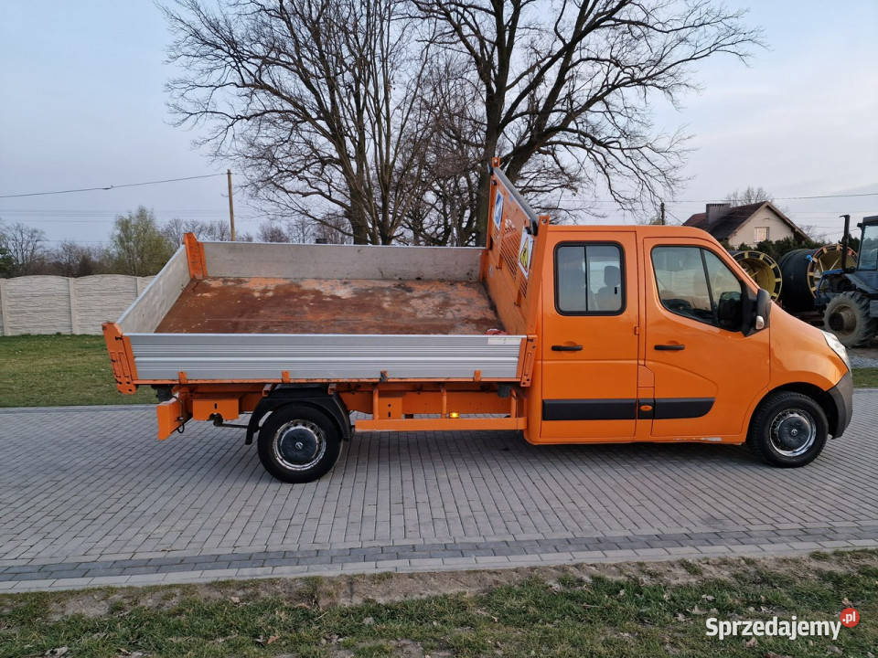Opel Movano 2015r 23cdti Klima Doka Brygadówka pomarańczowy