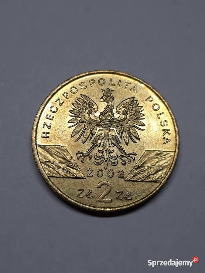 MONETA Polska 2 złote 2002 Żółw błotny 002 Warszawa