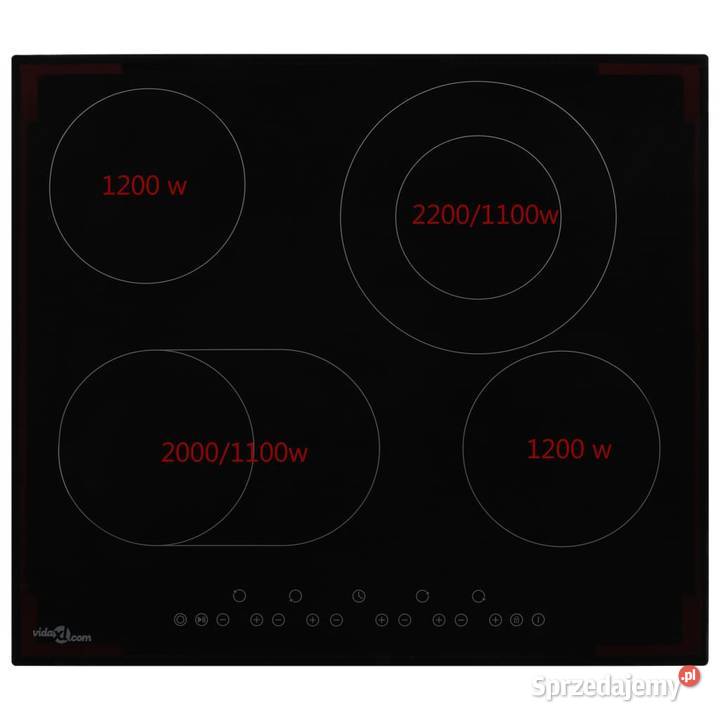 vidaXL Płyta ceramiczna z 4 palnikami dotykowa mazowieckie Warszawa sprzedam