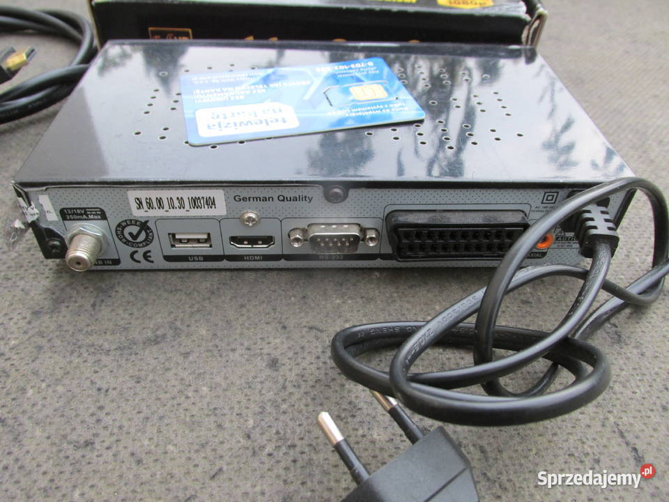 Dekoder satelitarny Big Sat Golden 1 CR HD SMART