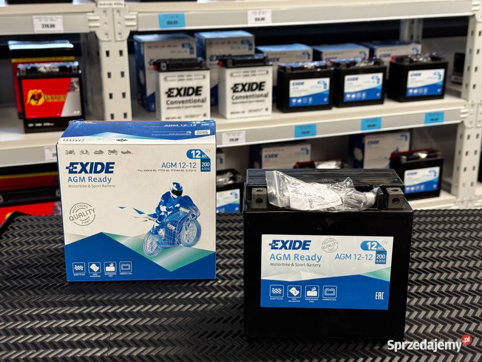 Akumulator EXIDE Ready 12V 12 Ah AGM1212 YTX14 Akumulatory Jasło