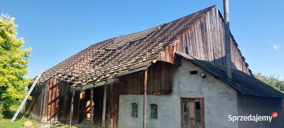 Rozbiórka stodół Stary Sącz