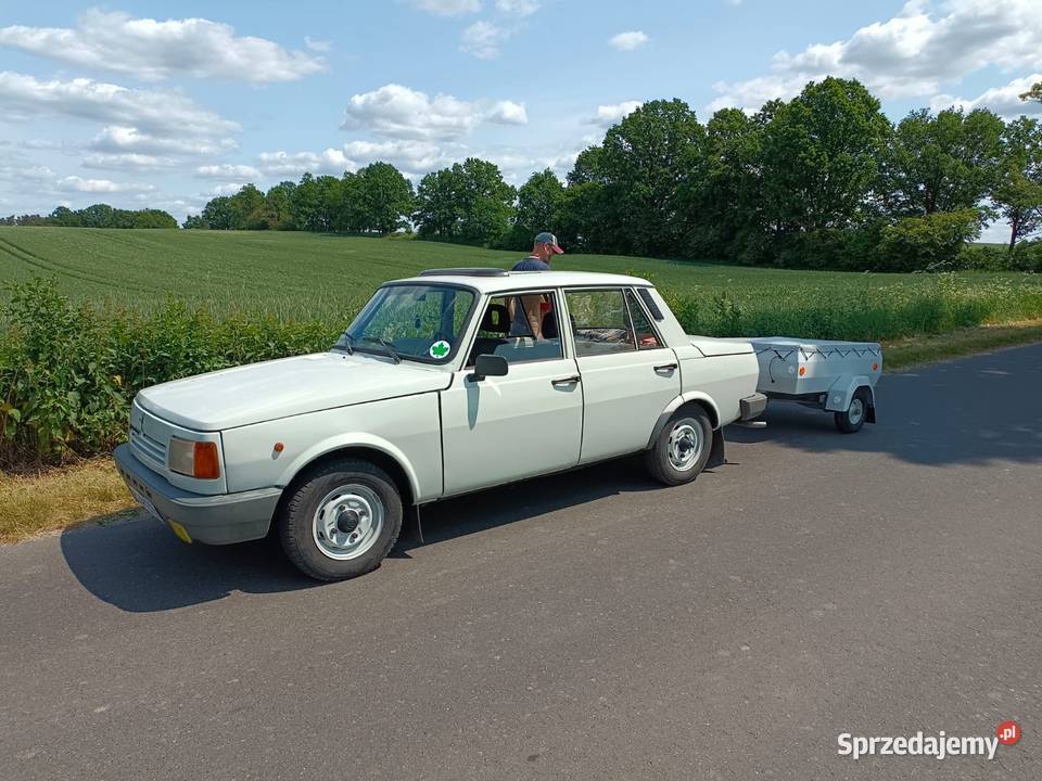Zestaw Wartburg 13 S LPG plus przyczepka DDR Iława