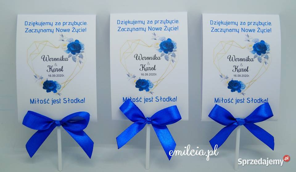 Lizaki Pamiątka Prezent Podziękowanie Gości