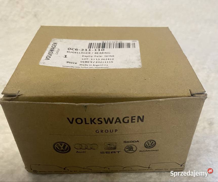 Łożysko kulowe VAG SKF BB13446 0C6311110 Rok produkcji 2024 śląskie