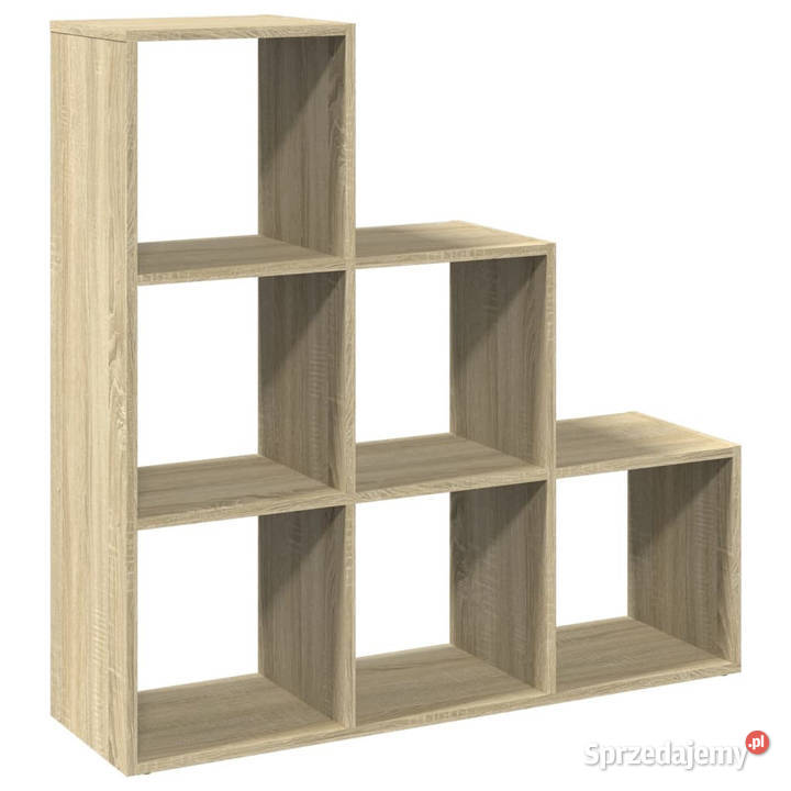 Regał przegroda 3 poziomy dąb sonoma 99x29x99 Regały mazowieckie