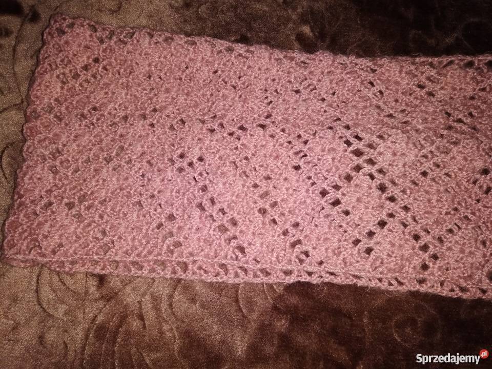 szalik różowy damski Poznań