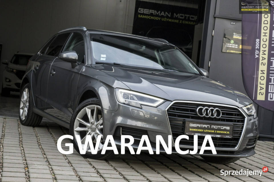 Audi A3 Sportback Led Stronic Duża Navi Skóry serwisowany w ASO Dębogórze