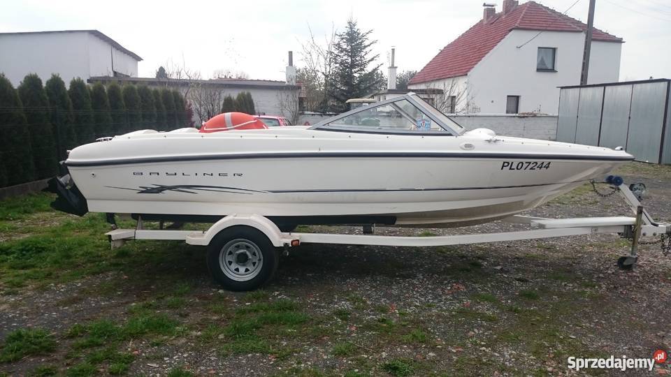 Łódź motorowa łódka BAYLINER 2004r używana stan Stare Siołkowice