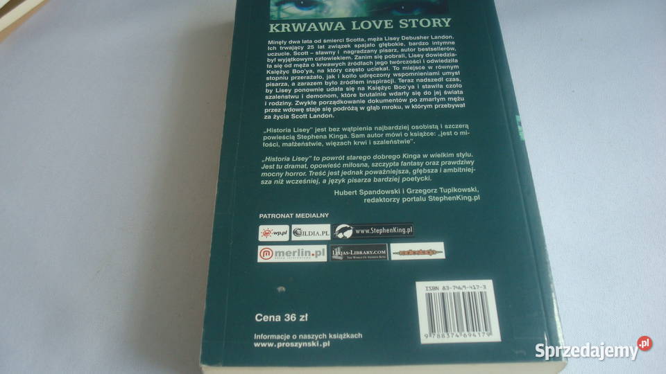 Historia Lisey KIng k Załom sprzedam