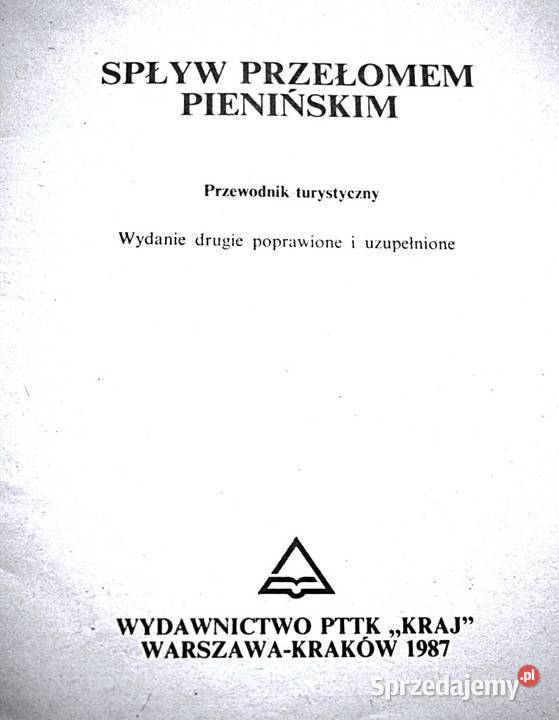 Spływ Przełomem Pienińskim Józef Nyka przewodnik Chełmno sprzedam