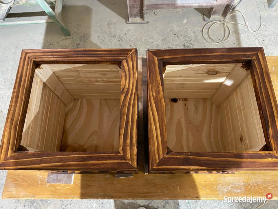 Drewniane donice ogrodowe Glinik