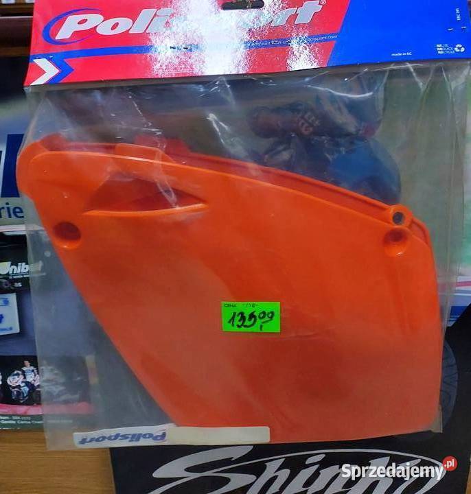 Panele boczne Polisport pomarańczowe KTM Kielce sprzedam