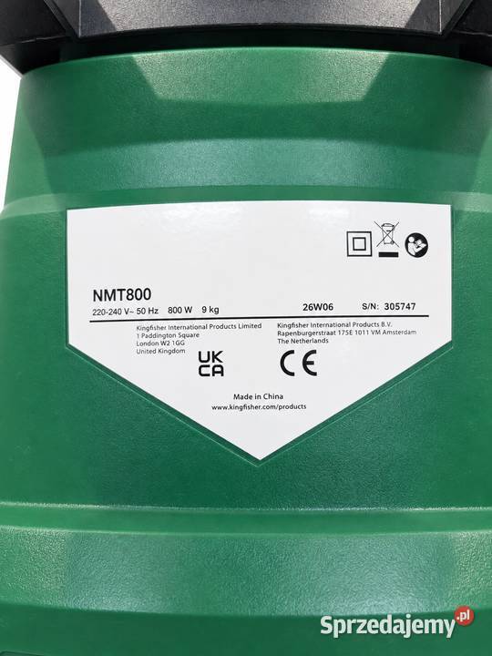 Glebogryzarka elektryczna Kingfisher 800W NMT800