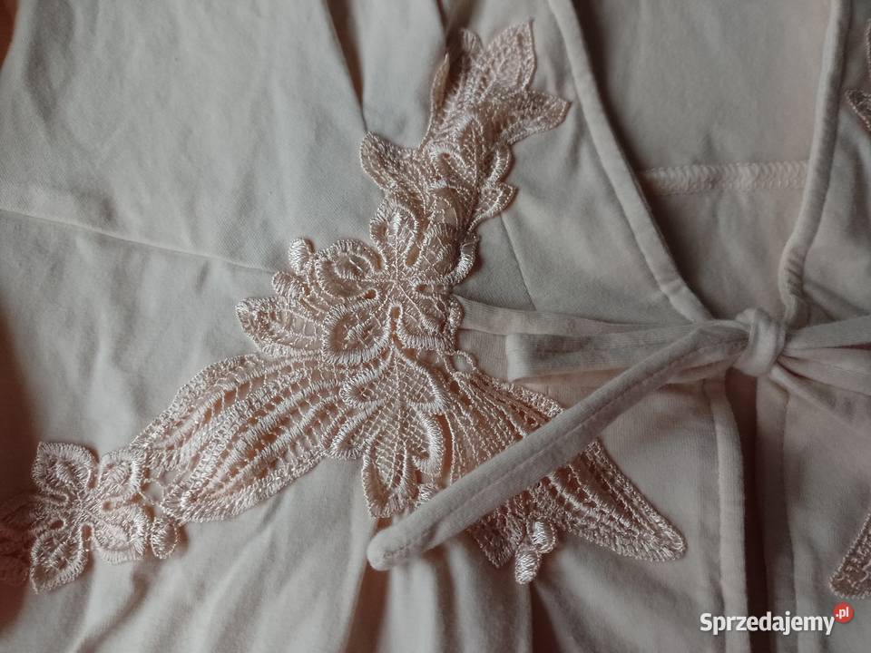 Szlafrok Suri LC 90021 Ecru Ekri LivCo Corsetti Alles mazowieckie Warszawa sprzedam