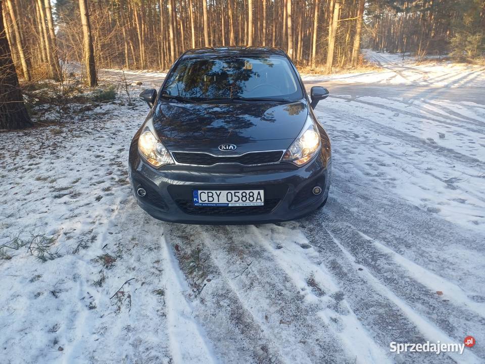 Kia Rio 2015 12 FV VAT 23 Grzane fotele 1248cm3 Bydgoszcz