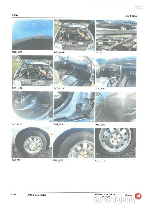 Syndyk sprzeda udział 12 AUDI A4 prod 1995 Rok produkcji 1995 wielkopolskie Konin sprzedam