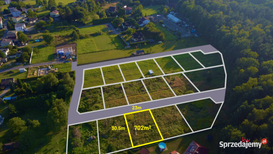 Działka Orzesze Pasieki 702m2