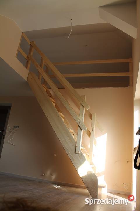 SCHODY KACZE na wysokość 320 szer80 z BALUSTRADĄ wewnętrzne Łuków