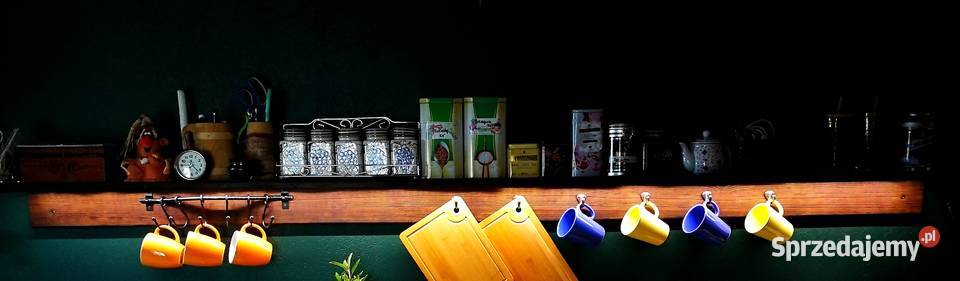 Regał drewniany rustykalny półka drewniana loft Radków