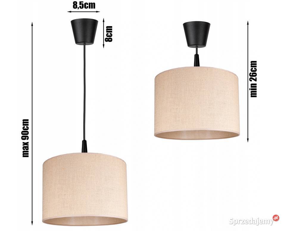 LAMPA WISZĄCA SUFITOWA ŻYRANDOL ABAŻUR BOHO JUTA podlaskie Choroszcz