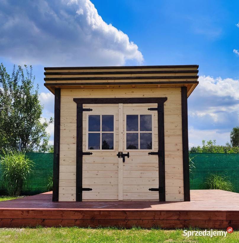 Drewniany Domek Narzędziowy Nowoczesny 3x2 warmińsko-mazurskie Zalewo