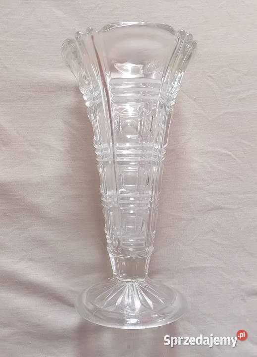 Wazon Richard SachsenglasWalther lata 550e60e XX Porcelana i szkło wielkopolskie Koźminek