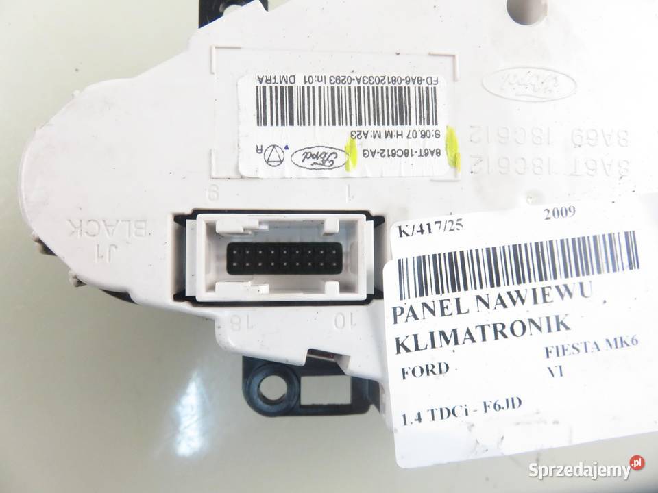 KLIMATRONIK FORD FIESTA MK6 VI 8A6T18C612AG małopolskie
