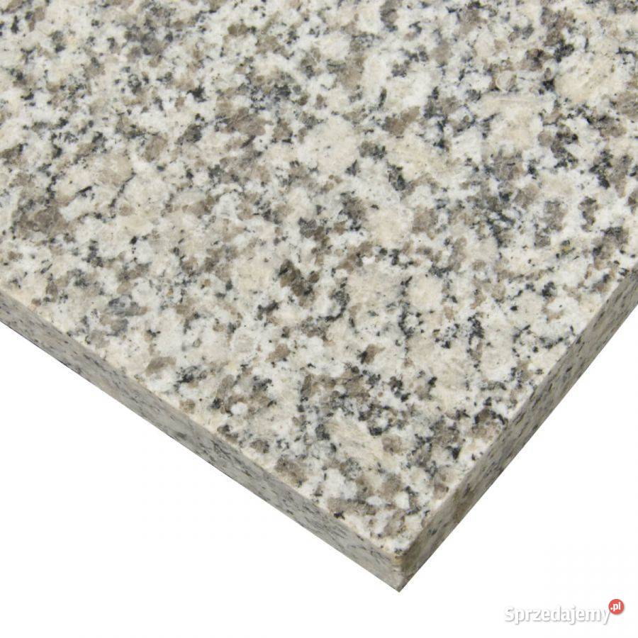 Stopień granitowy G602 Bianco Sardo polerowany