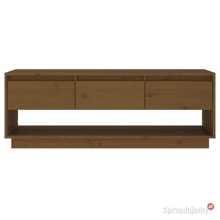 Szafka pod TV miodowy brąz 1105x34x40 lite Warszawa