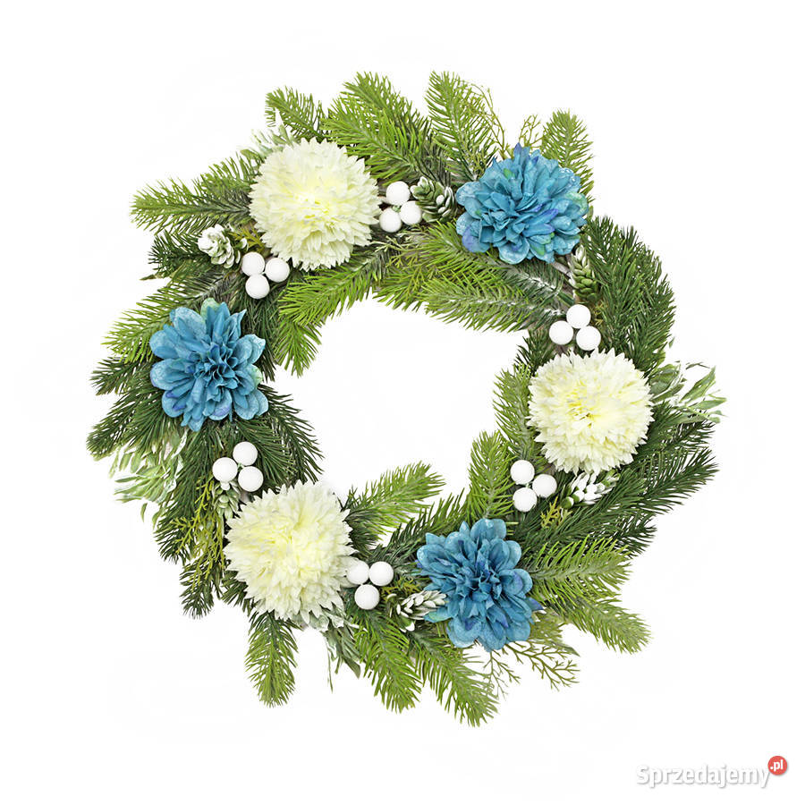 Wianek na drzwi stół komodę zimowy 30 wiklinowy Świdnica sprzedam