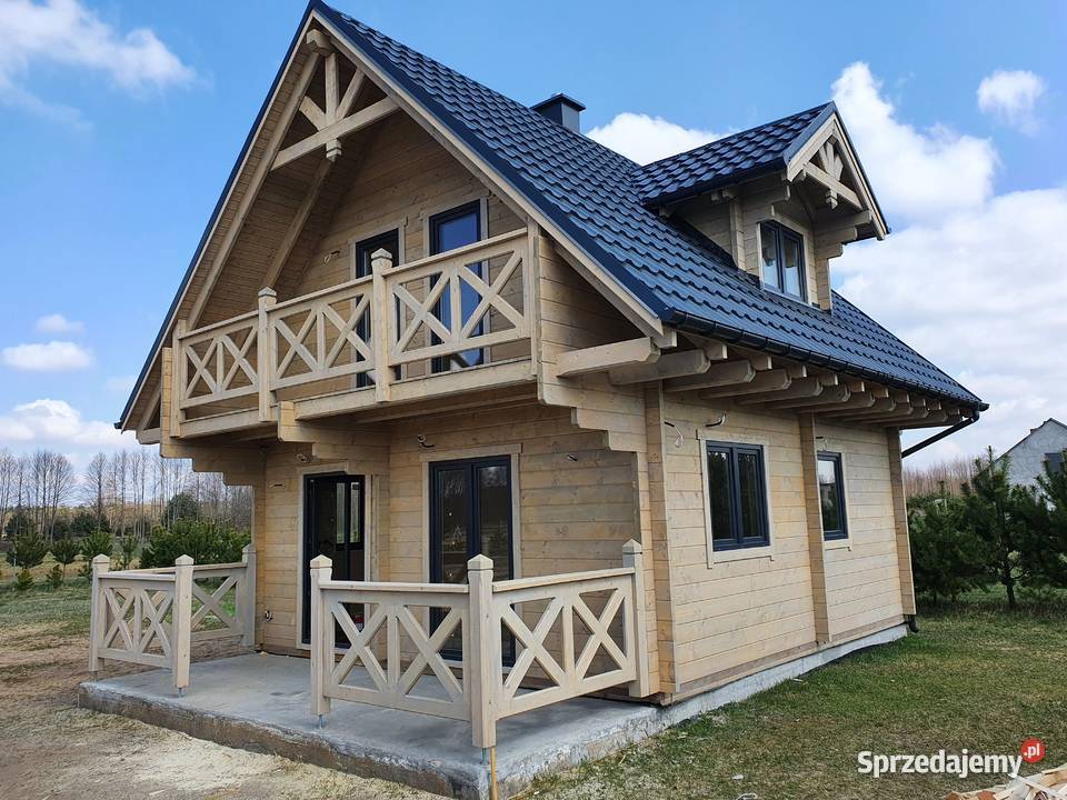 Dom drewniany z bali skandynawskich LIZBONA Warszawa