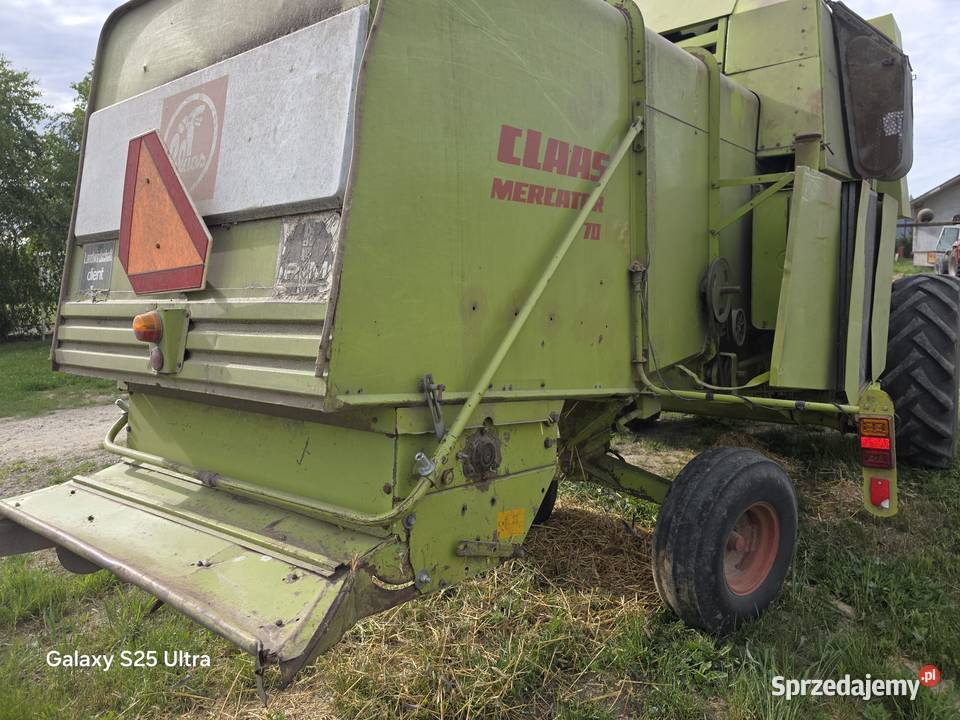Kombajn Claas Mercator 70 36m heder sieczkarnia Majdan Moniacki sprzedam