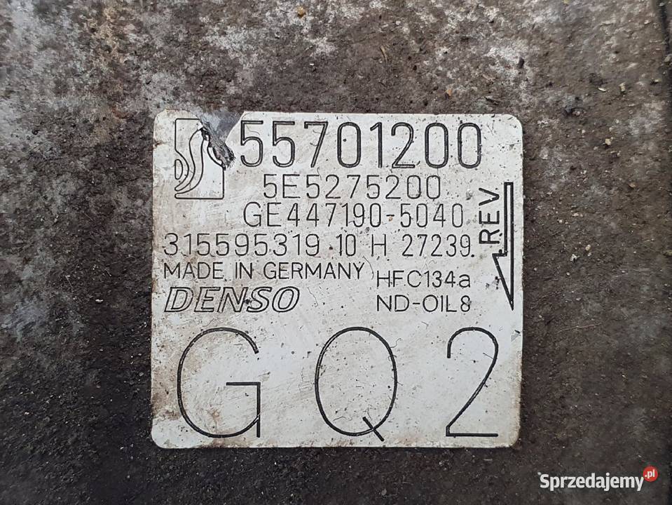 SPRĘŻARKA KLIMATYZACJI Opel Corsa D 12 14 16V osobowe Chełm